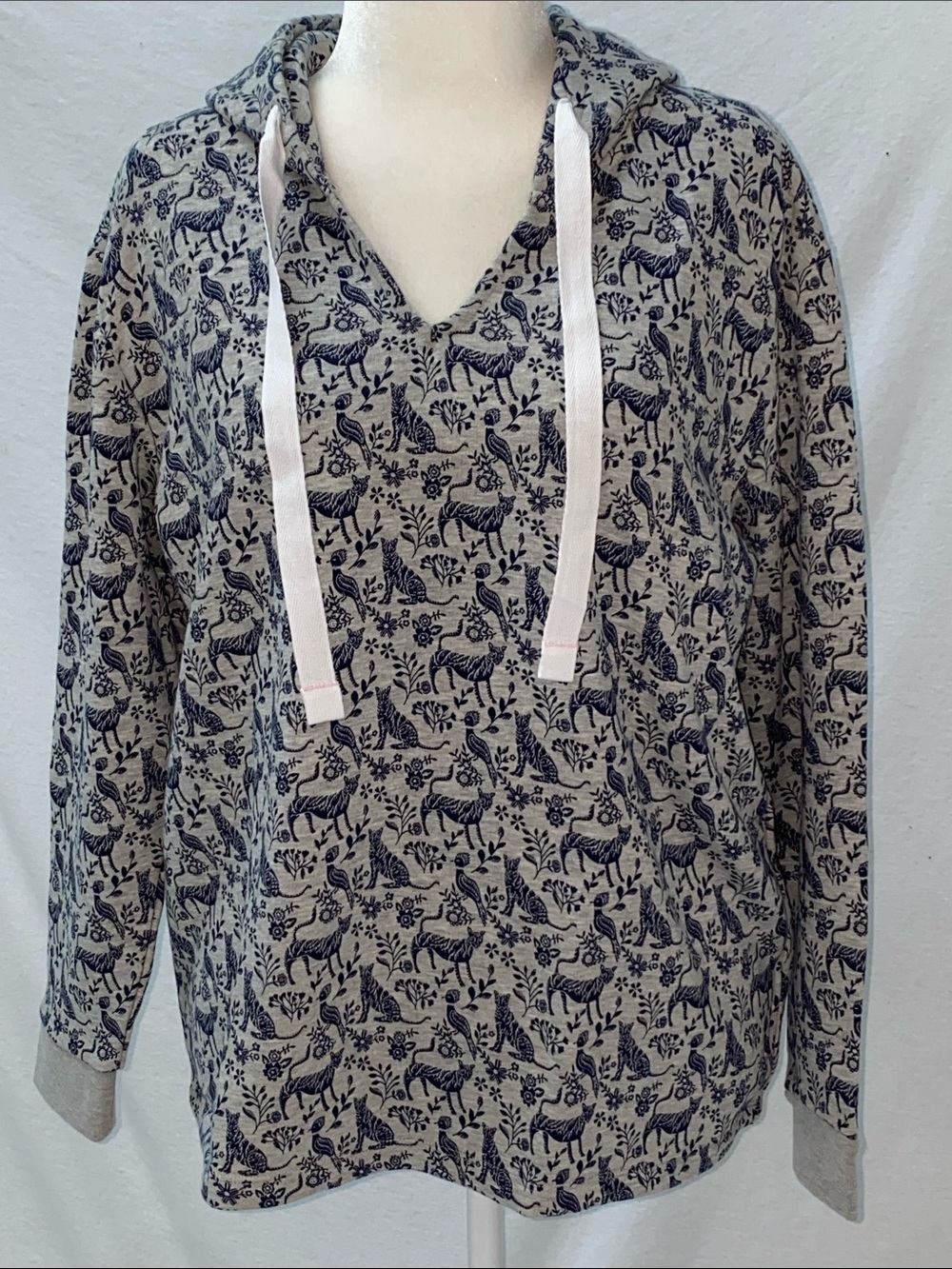 Boden Hooded Pullover Tiger 🐅 Print